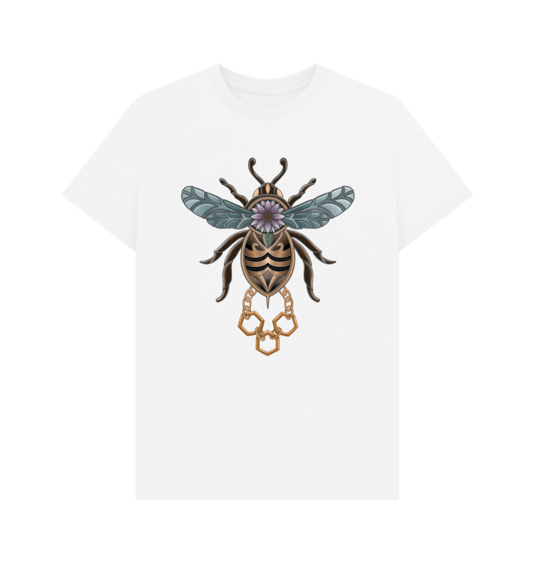 White Gilded bumble bee 2.0 unisex T-Shirt.