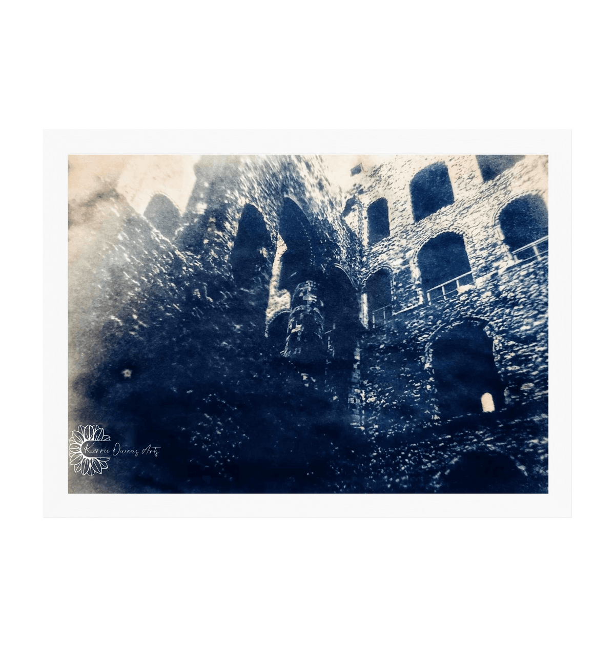 White Frame Framed art print Front