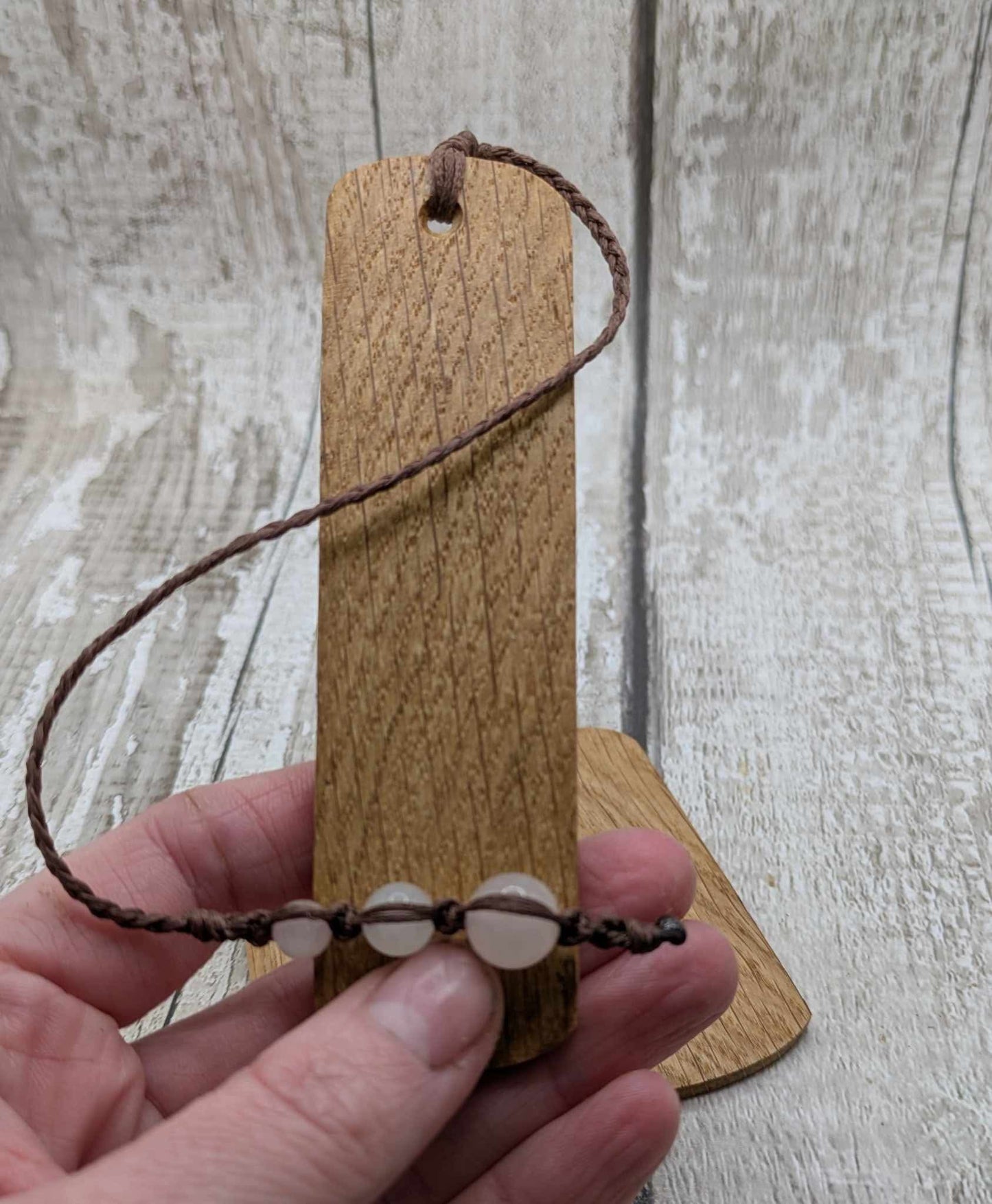 Oak wood book mark.