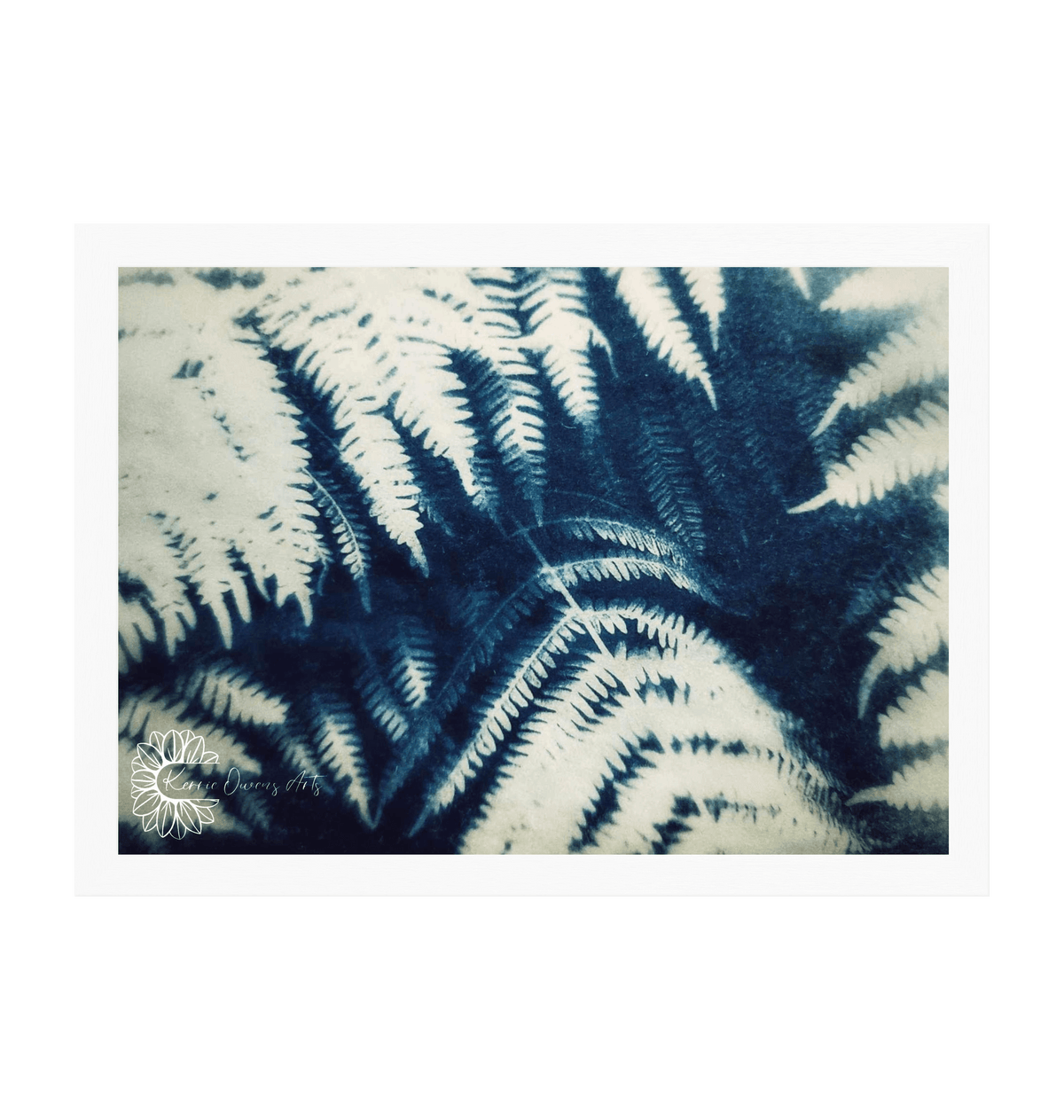 White Frame Framed art print Front