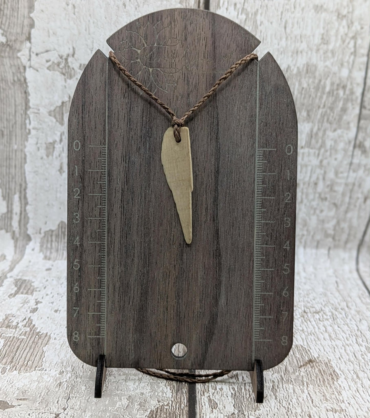 Russian mammoth ivory tusk pendant piece.