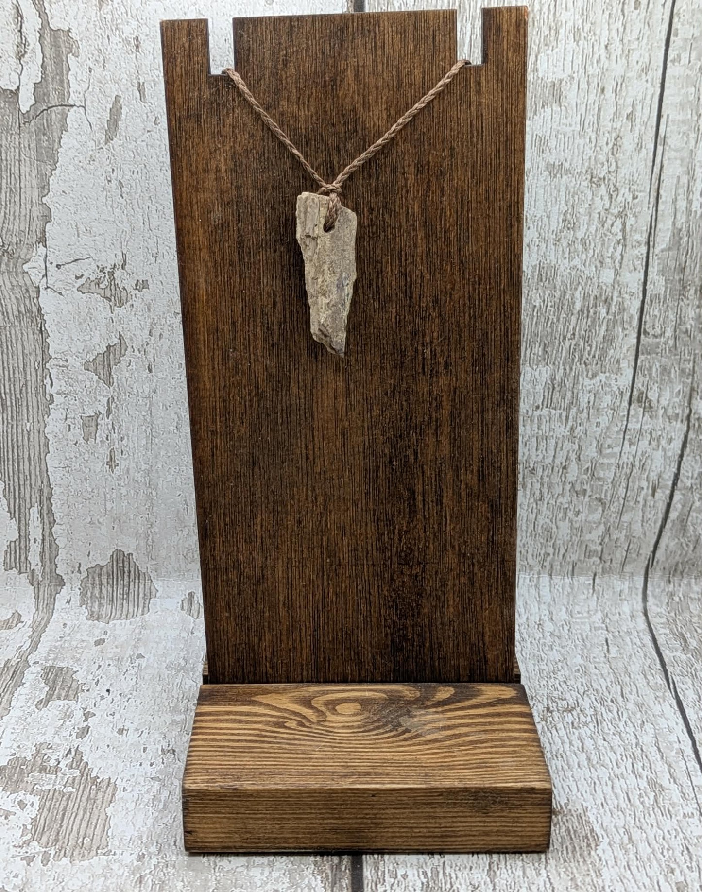 British small mammoth ivory tusk fossil pendant from Oxfordshire.