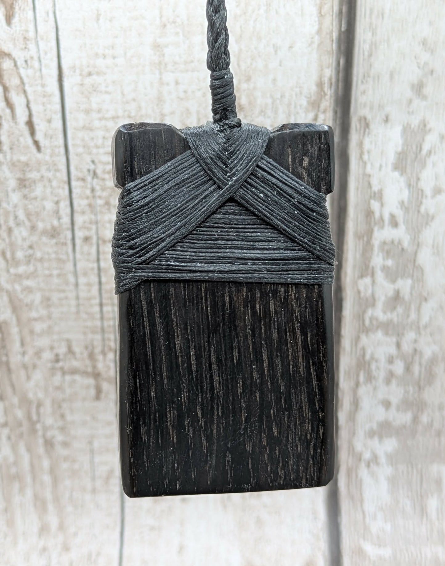 Hei Toki Adze Pendant with Mammoth Tooth Inlay – Statement Talisman from North Sea Doggerland, Handcrafted, website Exclusive