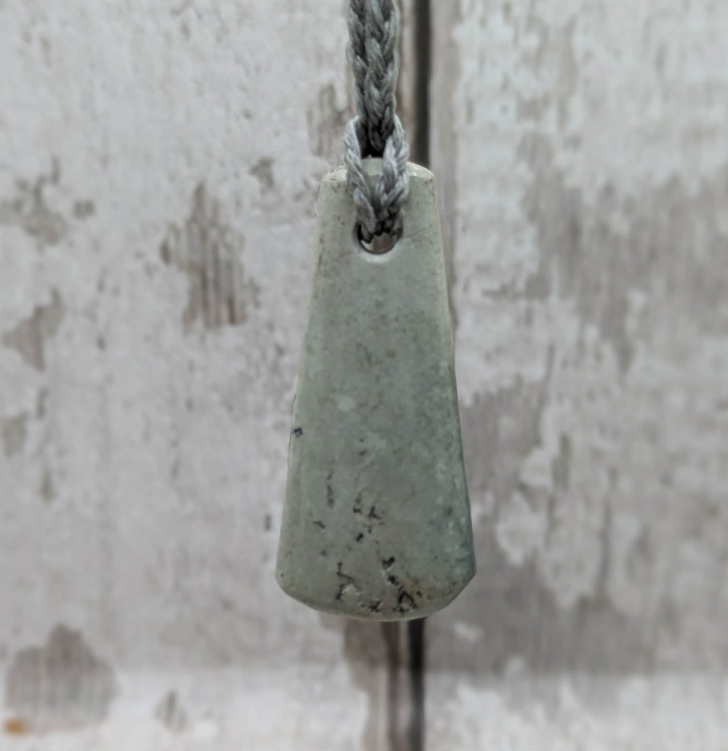 New Zealand Pounamu greenstone nephrite jade roimata pendant.