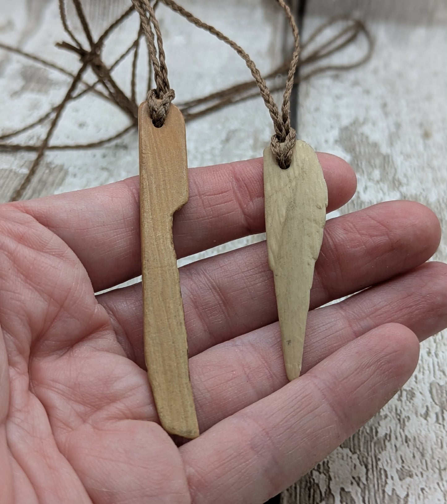 Russian mammoth ivory tusk pendant piece.