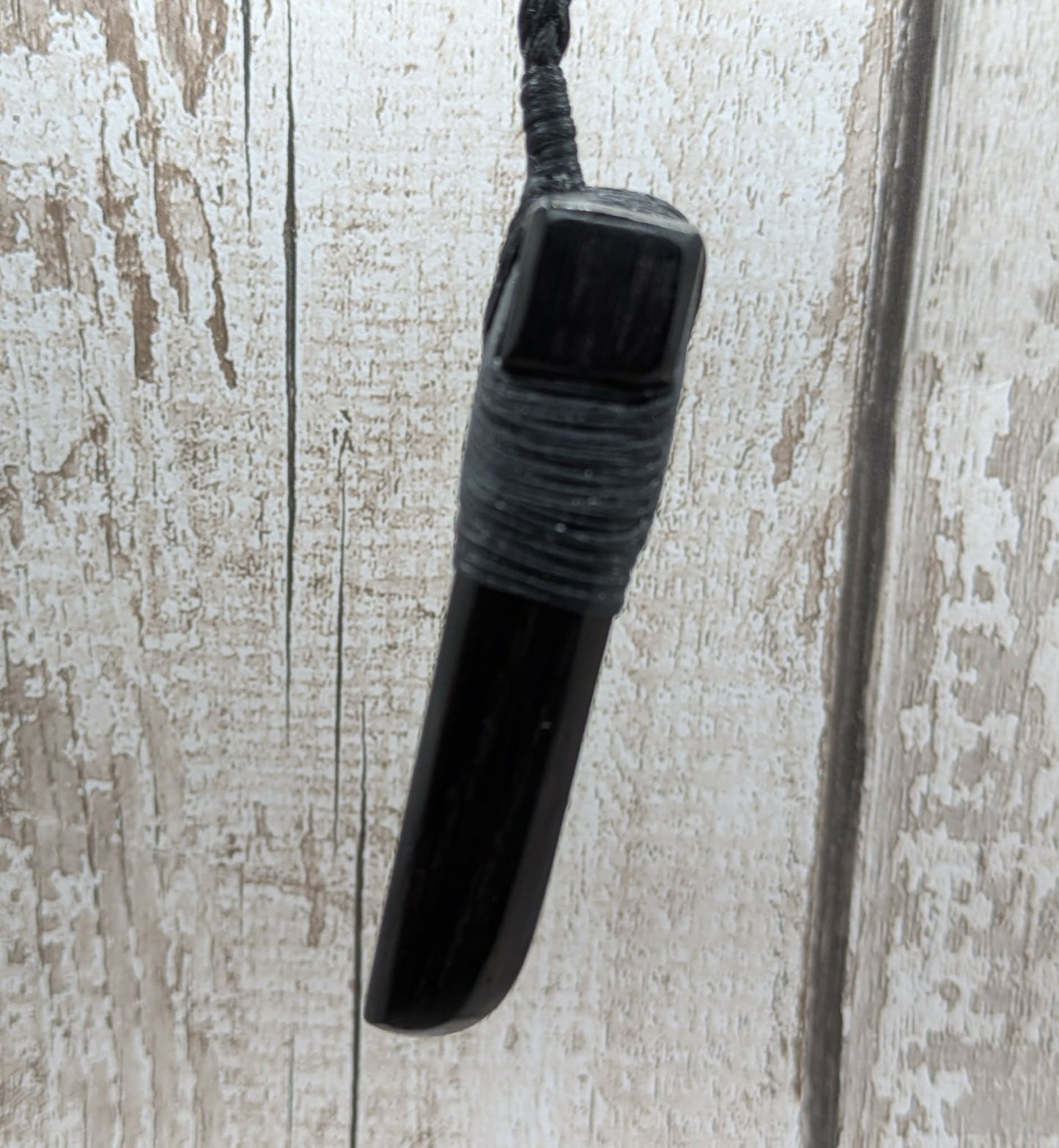 Hei Toki Adze Pendant with Mammoth Tooth Inlay – Statement Talisman from North Sea Doggerland, Handcrafted, website Exclusive