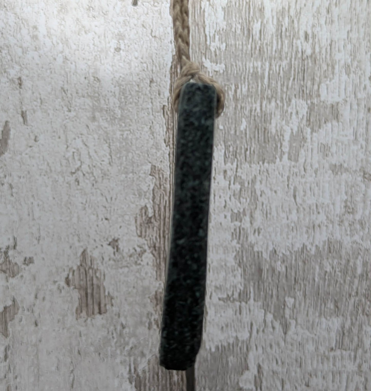 Preseli bluestone large statment pendant with live edge.
