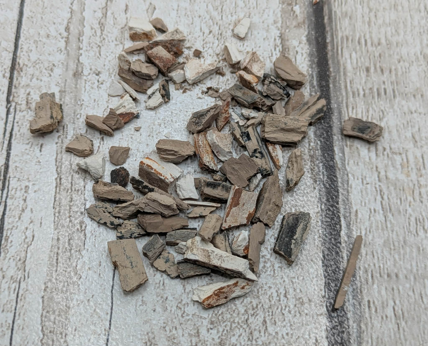 Mammoth ivory vial for jewellery inlay or spell ingredients.