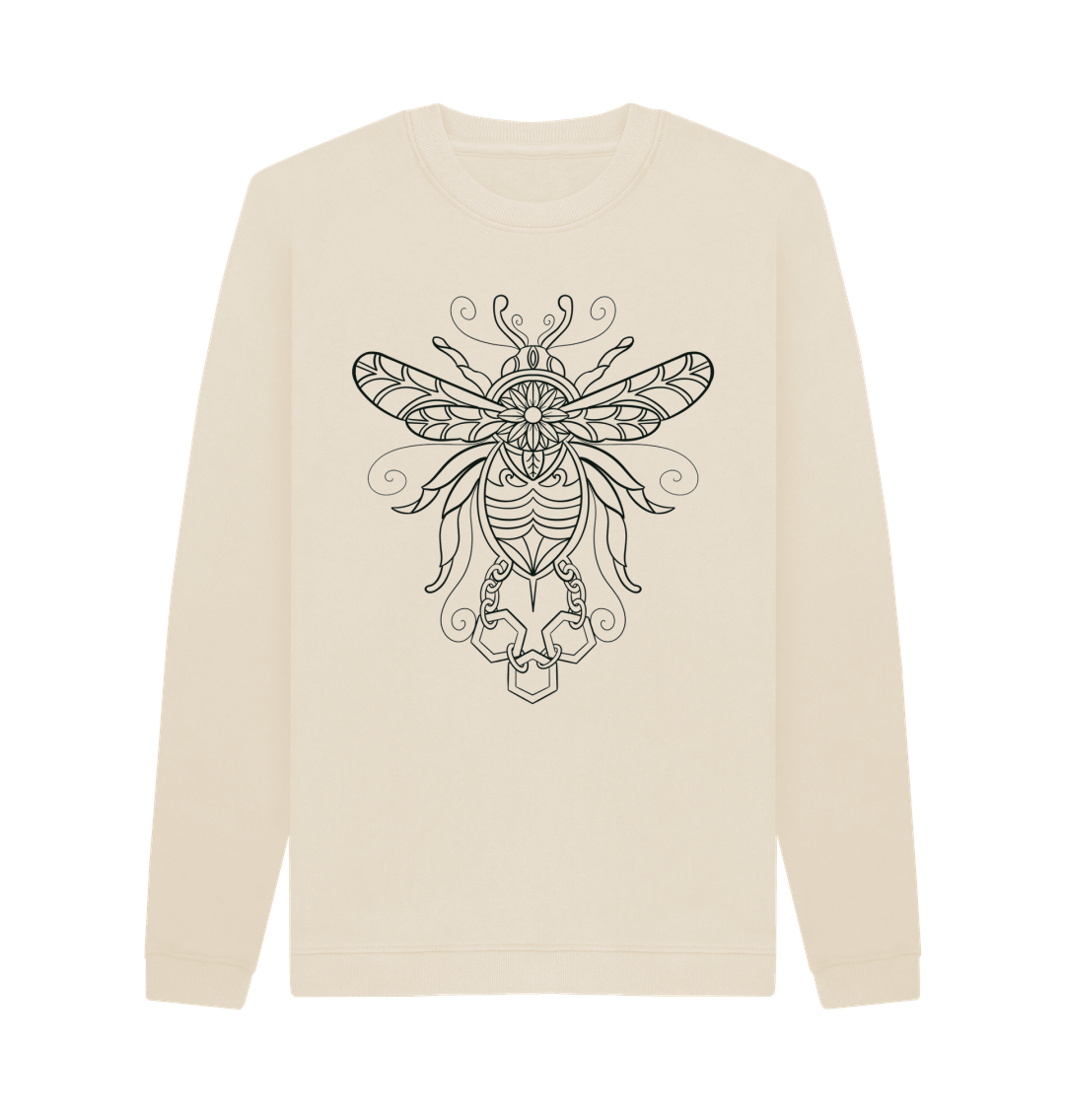 Oat Printed Sweater Front