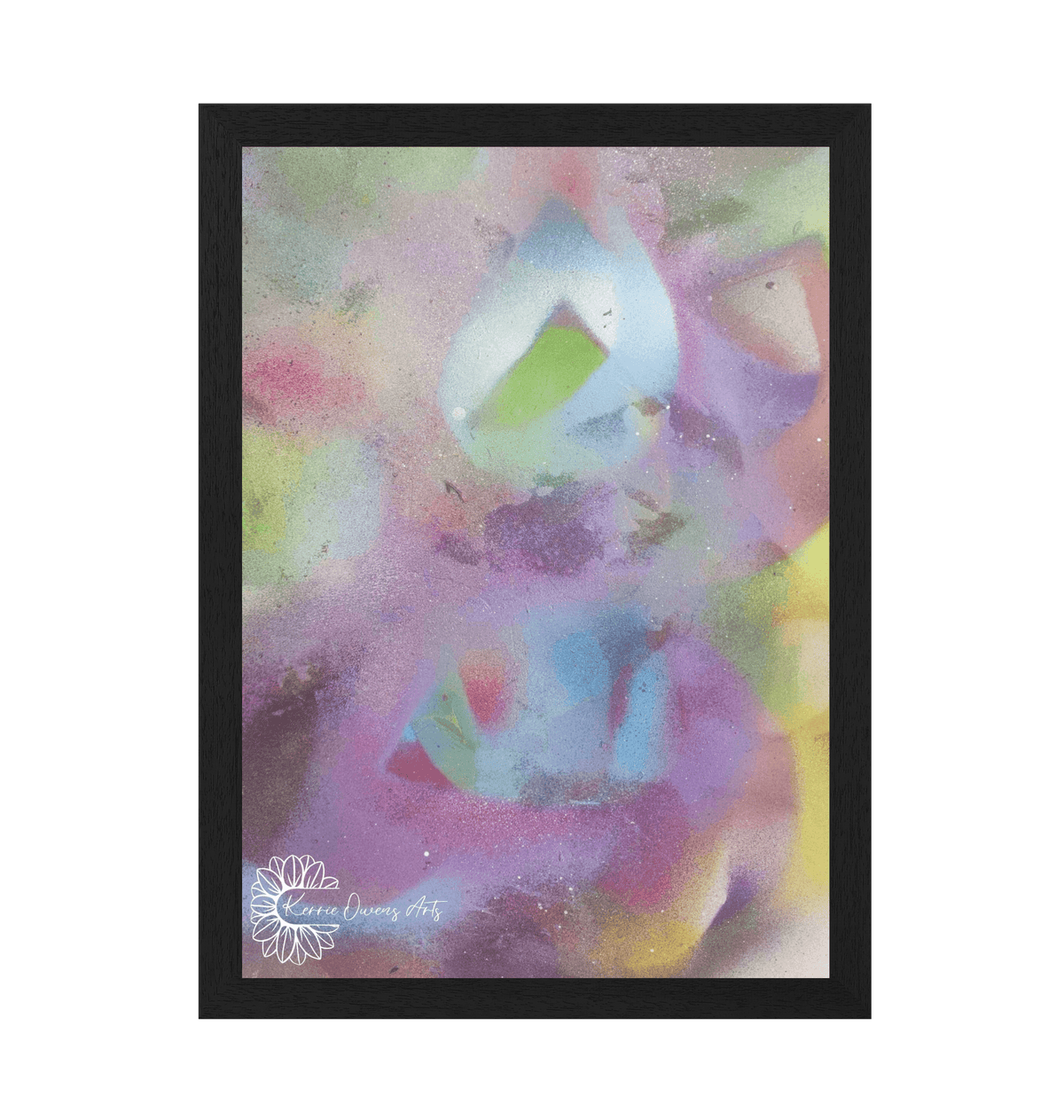 Black Frame Framed art print Front