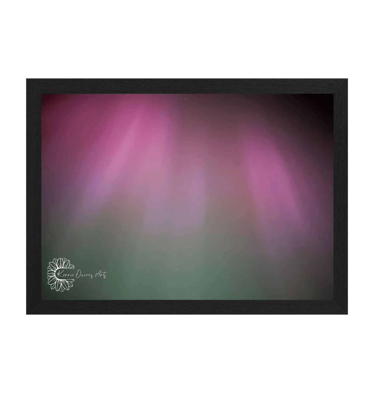 Black Frame Framed art print Front