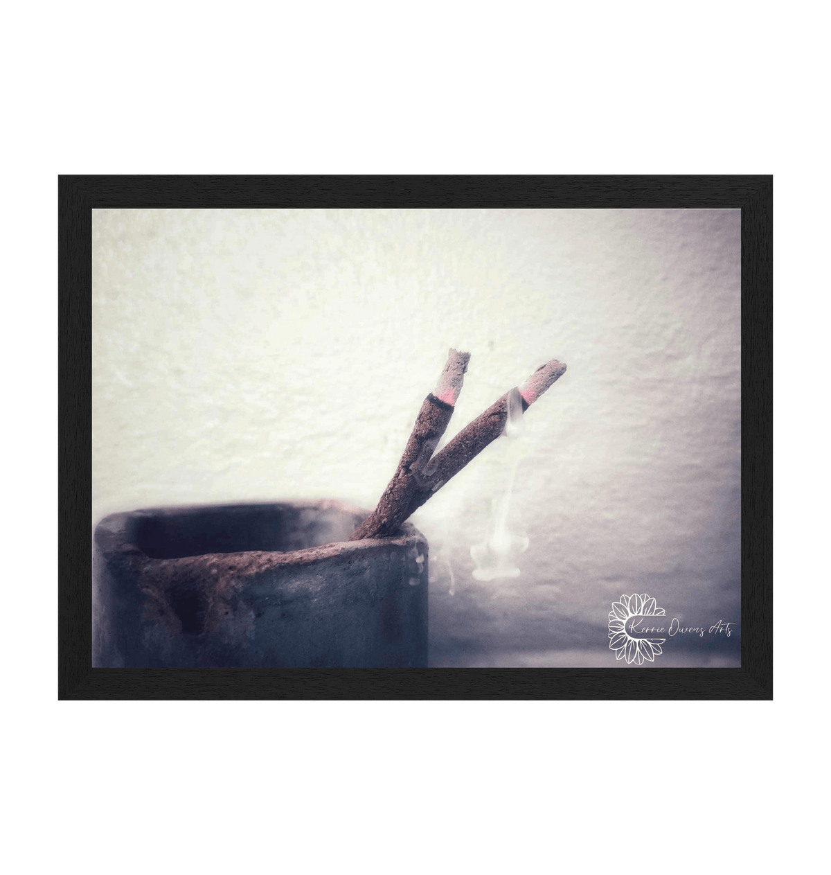 Black Frame Framed art print Front