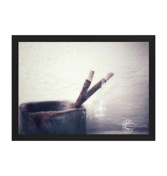 Black Frame Framed art print Front
