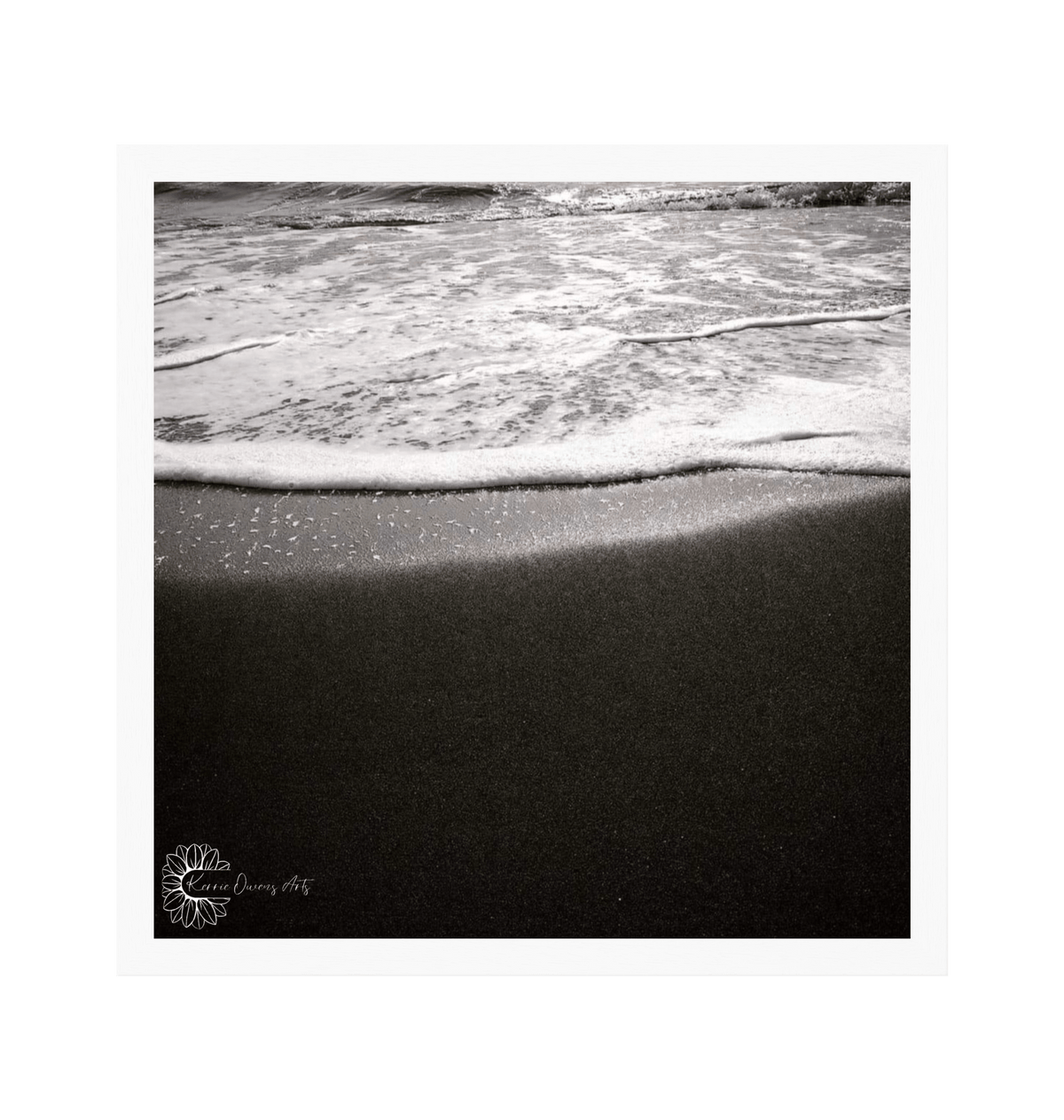 White Frame Framed art print Front