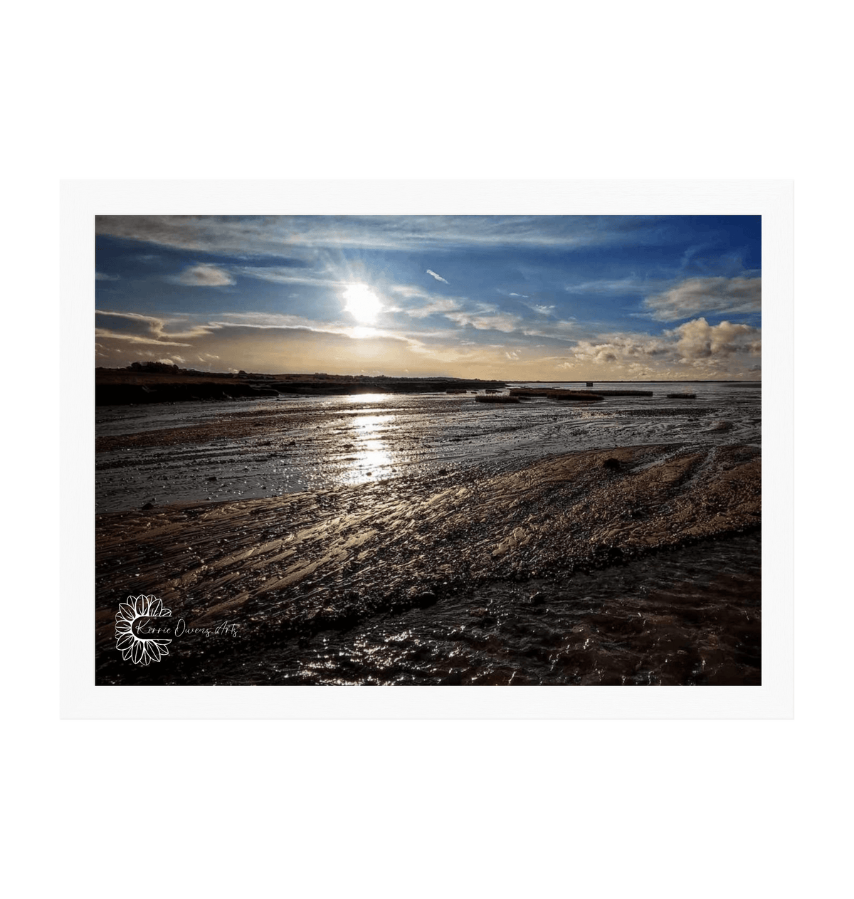 White Frame Framed art print Front