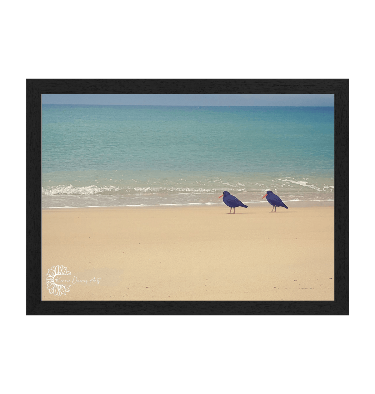 Black Frame Framed art print Front