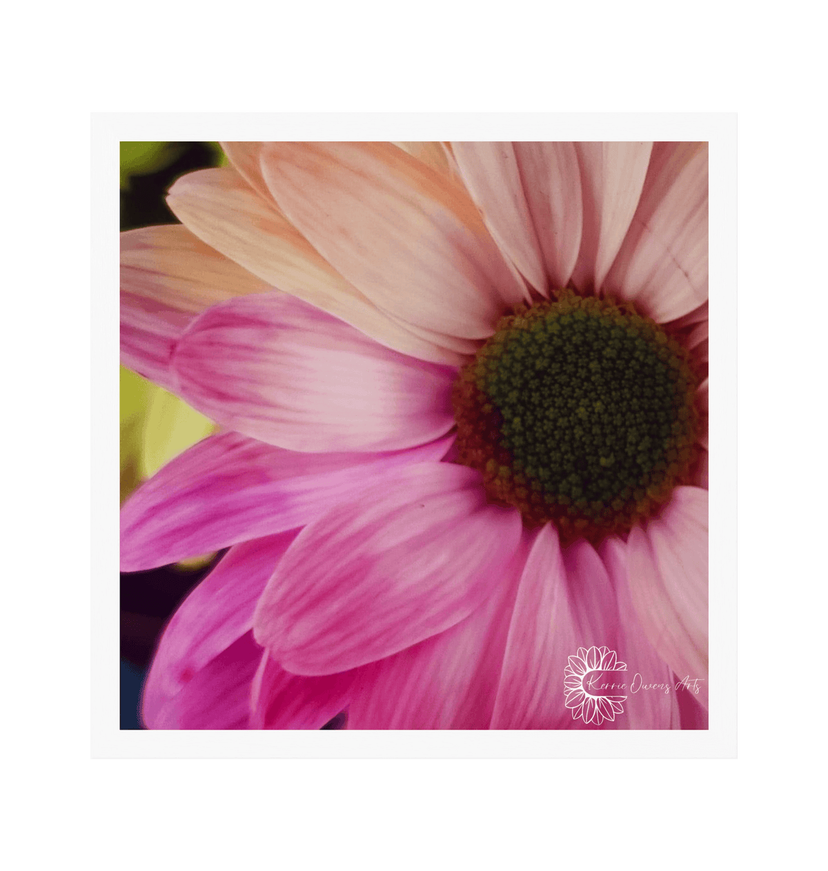 White Frame Framed art print Front