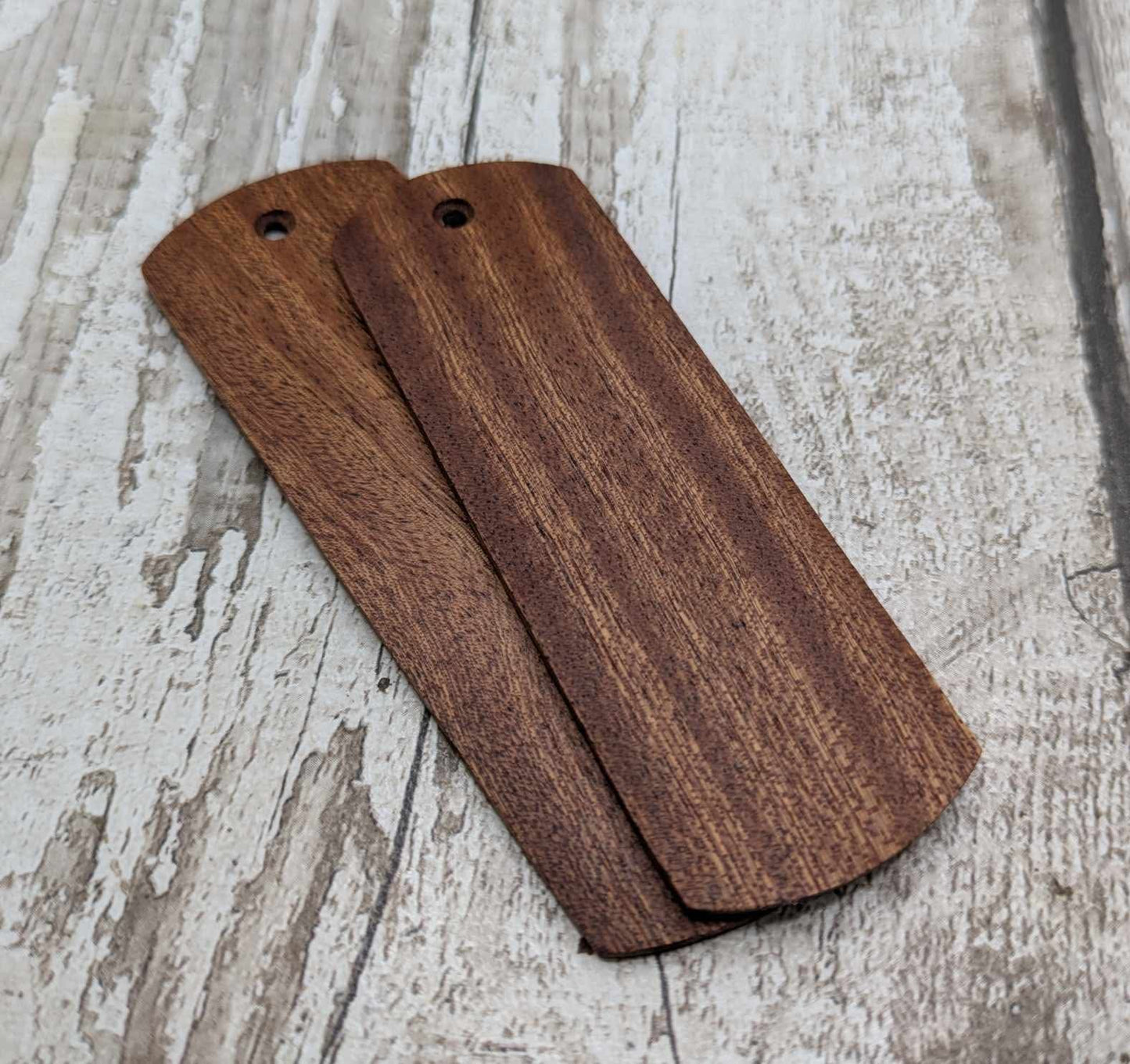 Walnut wood book mark.