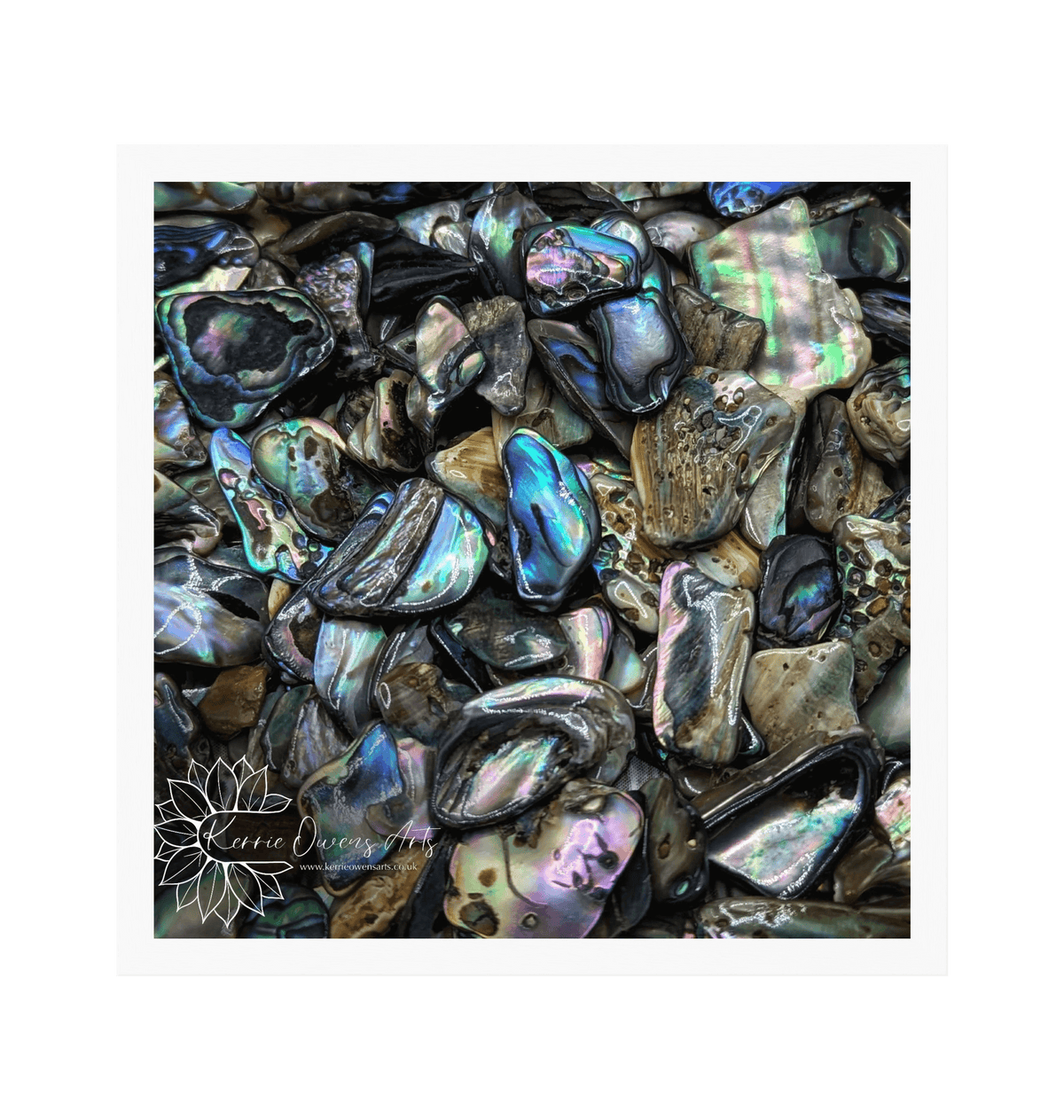 White Frame Framed art print Front