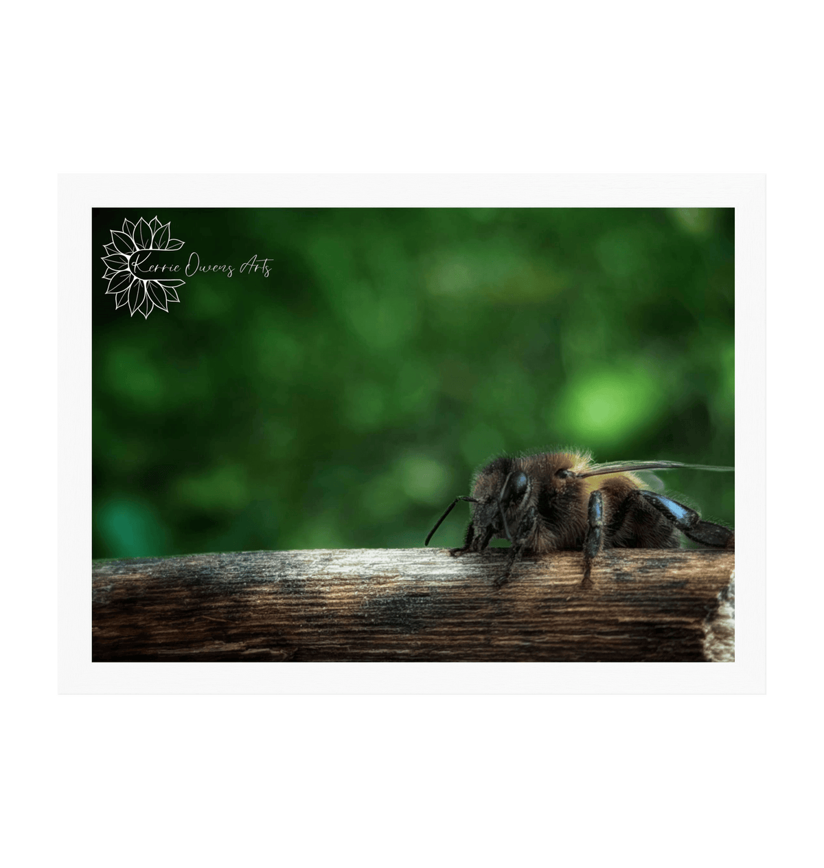 White Frame Framed art print Front