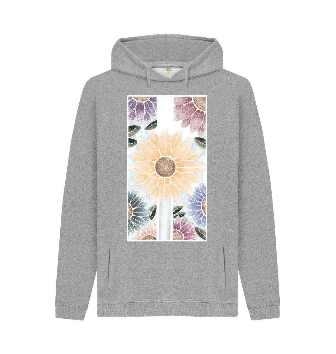 Light Heather Printed Hoody Front