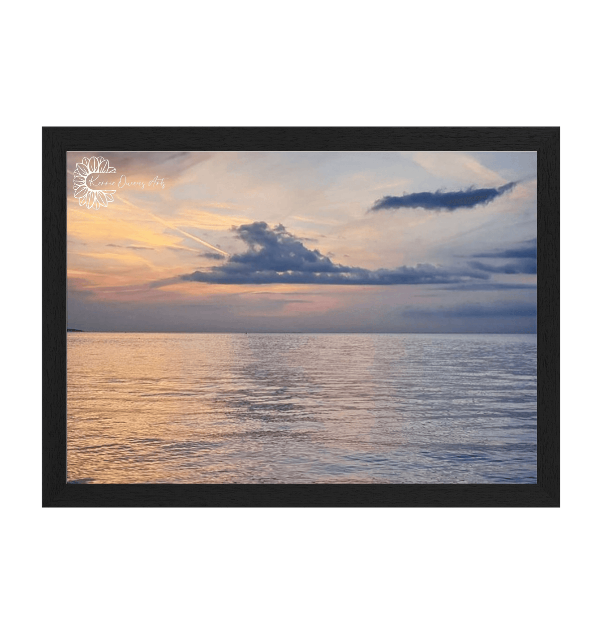 Black Frame Framed art print Front