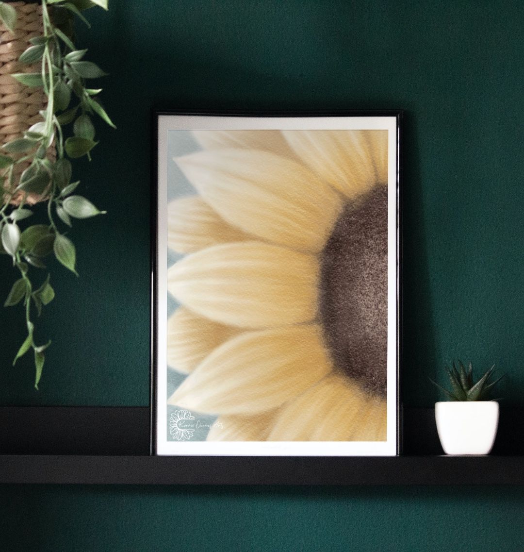 Fiadh’s Sunflower poster print.