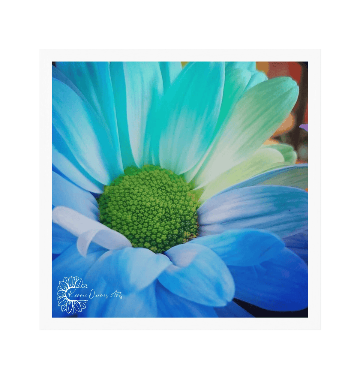 White Frame Framed art print Front