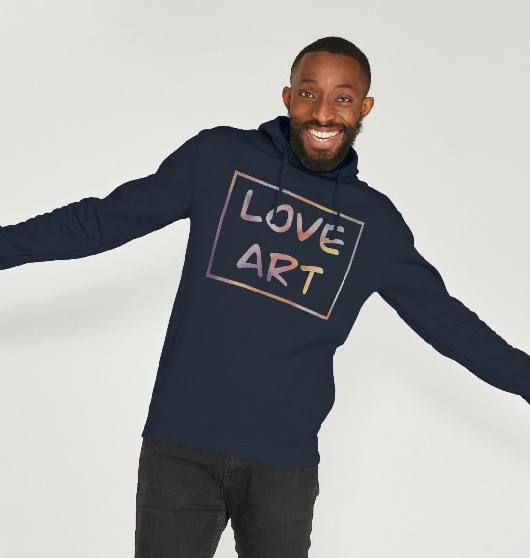 Unisex love art hoodie.