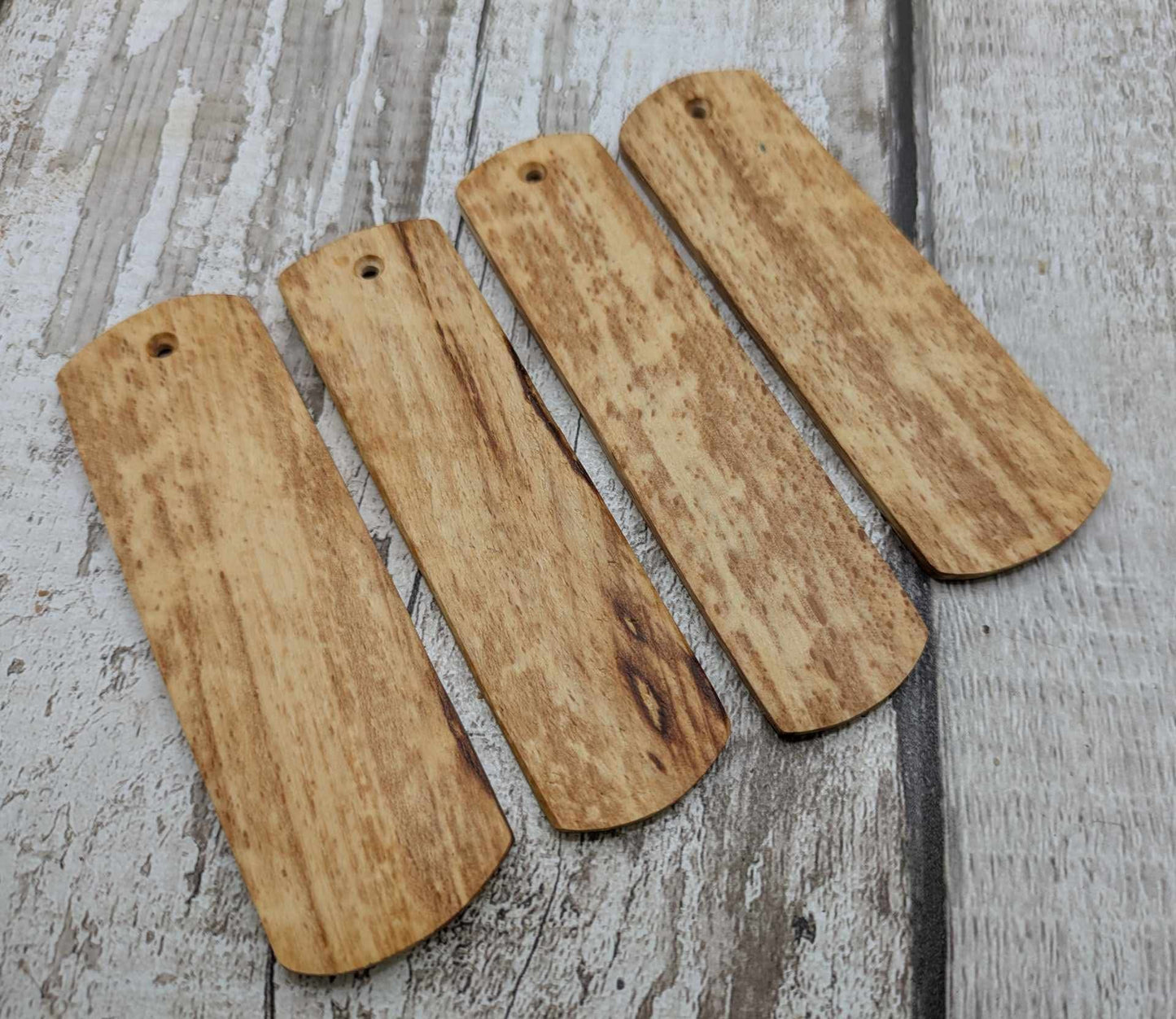 Beach wood book mark.