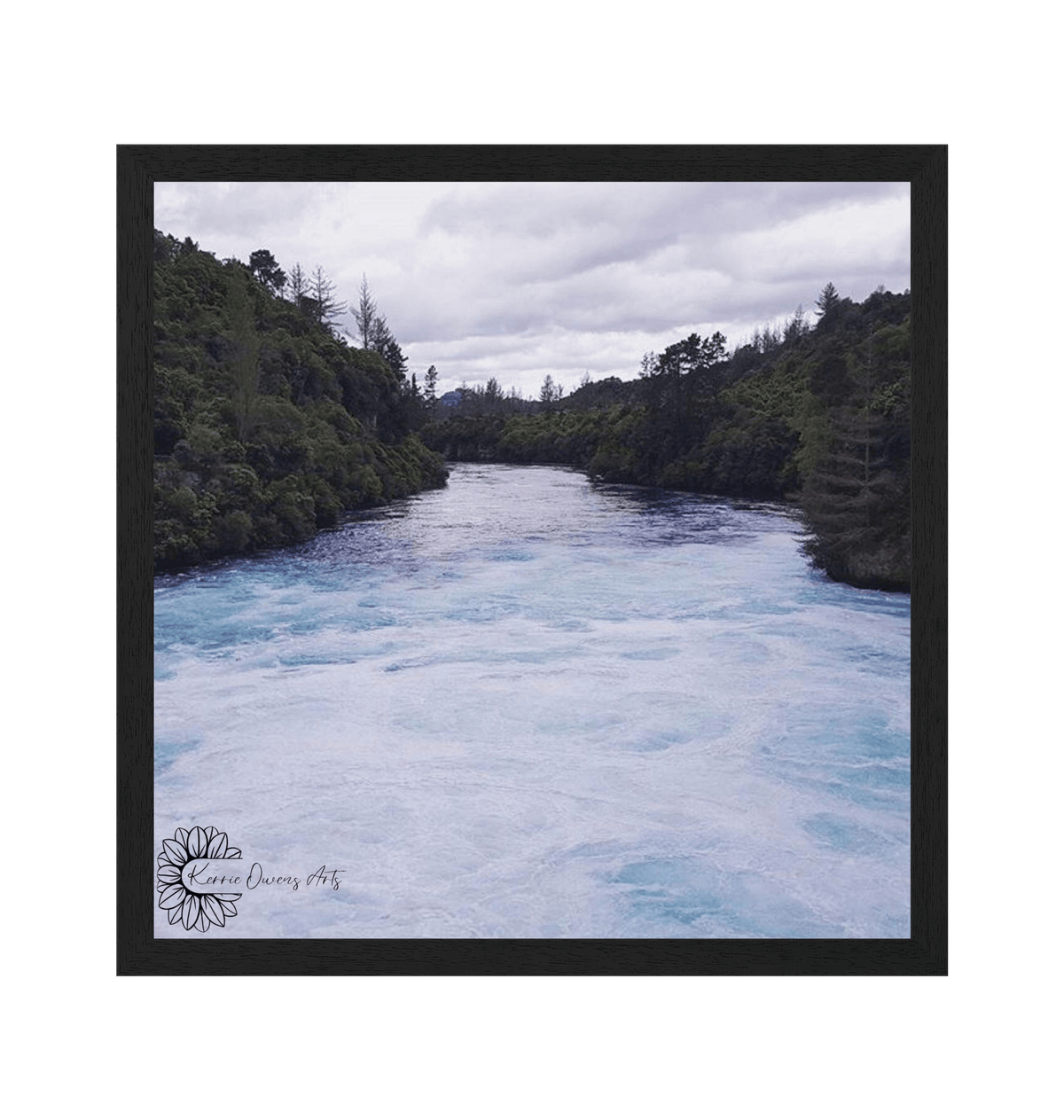 Black Frame Framed art print Front