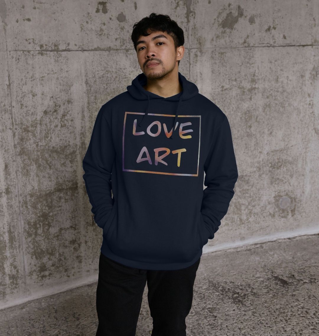 Unisex love art hoodie.