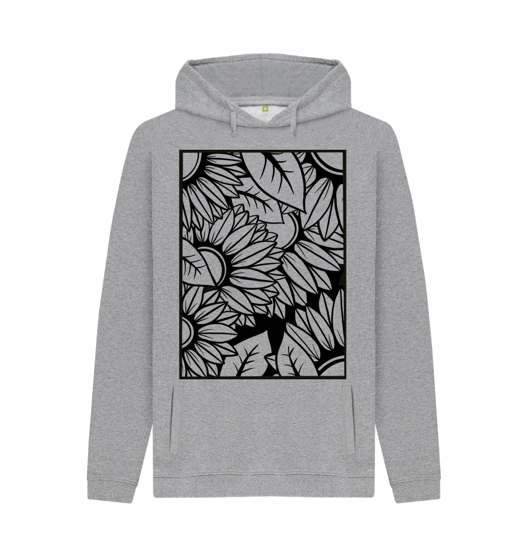 Light Heather Printed Hoody Front