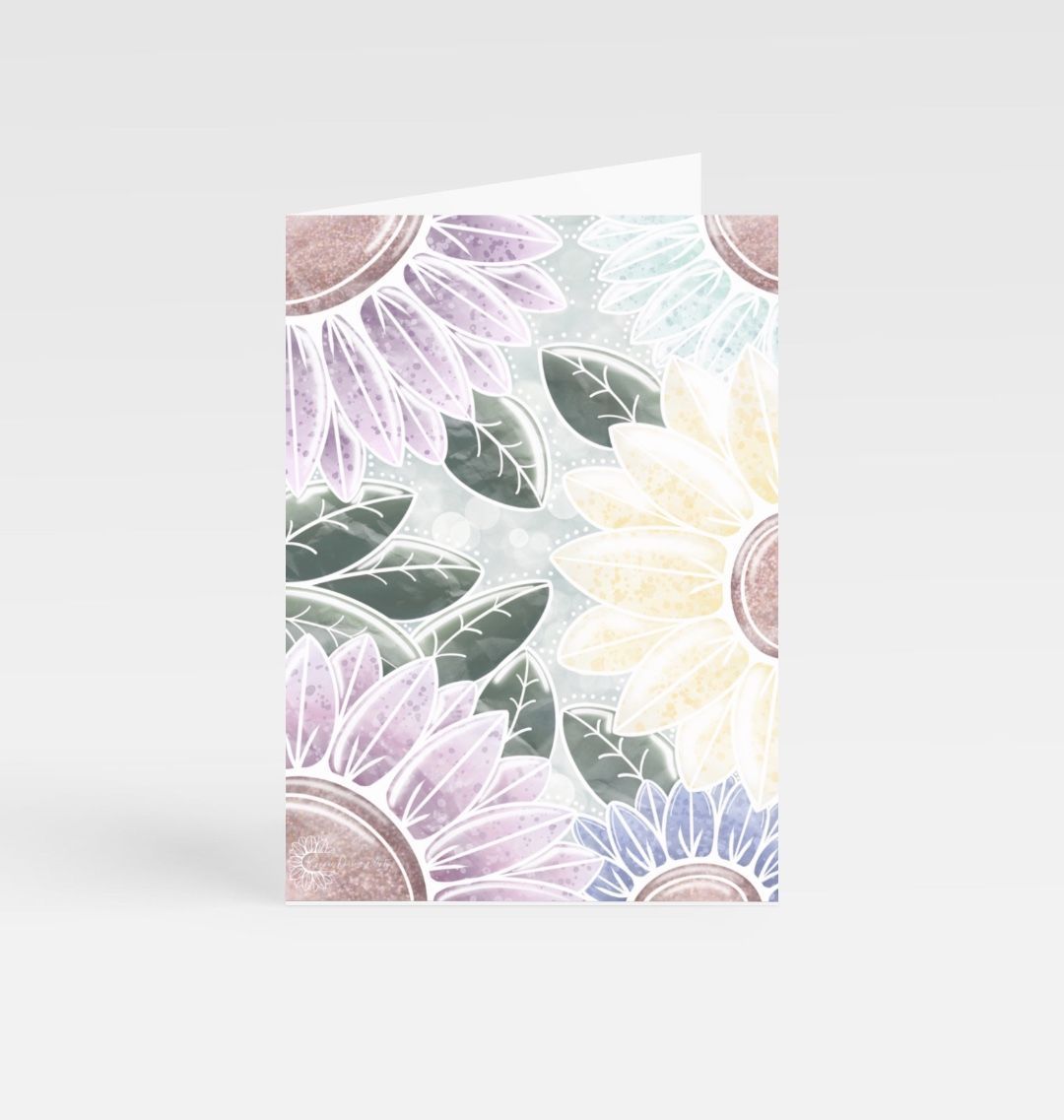 I’m the floral garden greetings card.