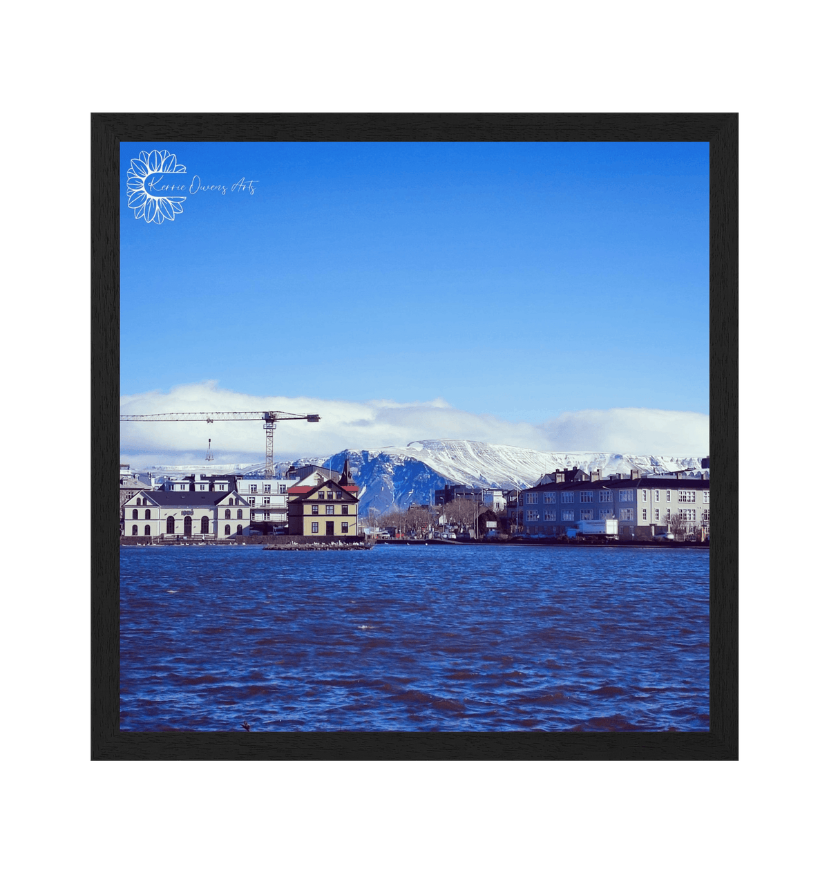 Black Frame Framed art print Front