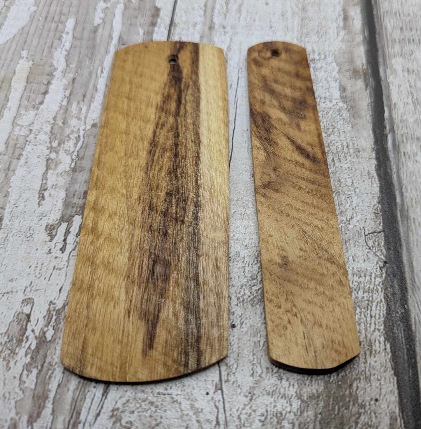 Laburnum wood bookmark.