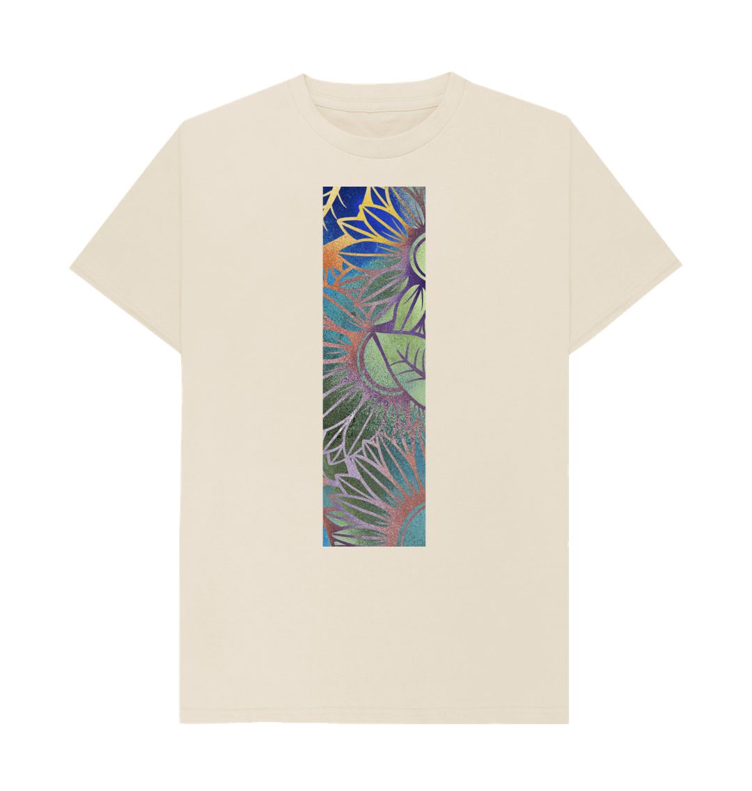 Oat Unisex colour spectrum sunflowers T-Shirt.