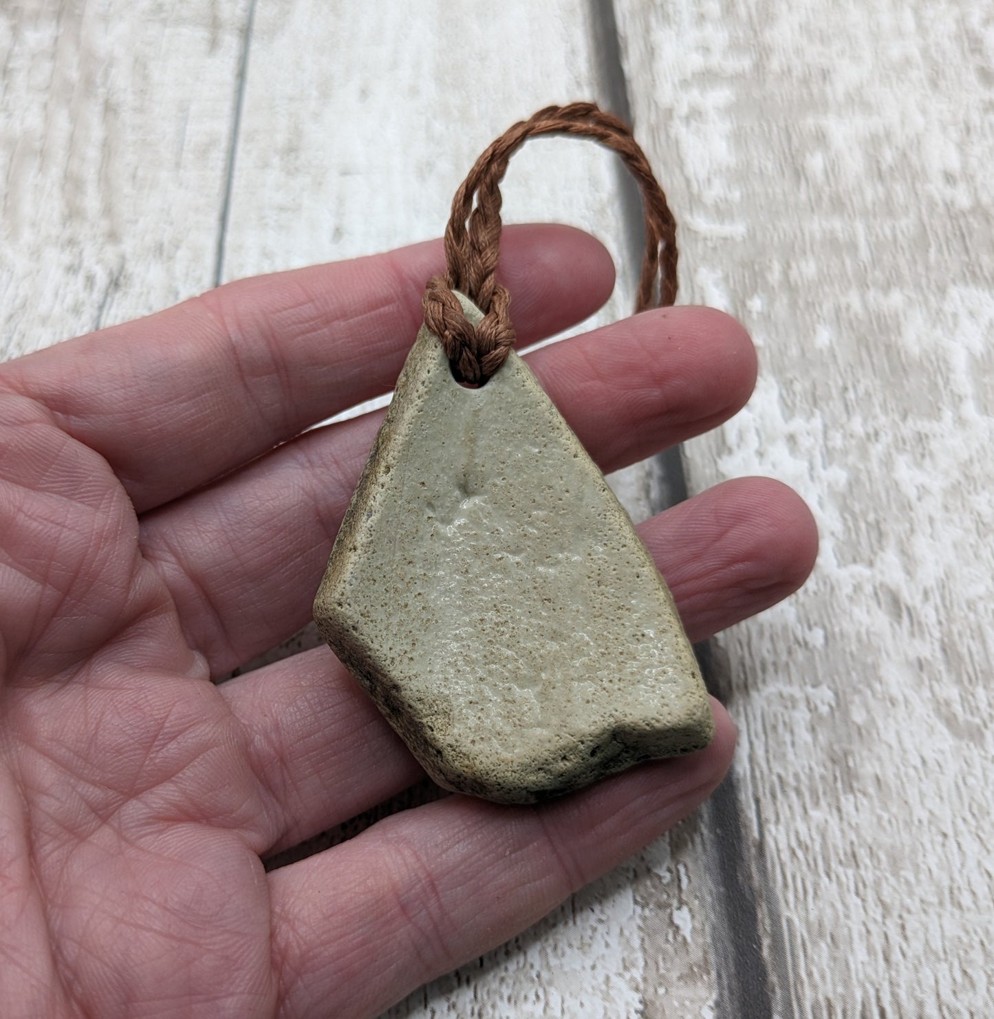 Beach Combed Potter Piece Pendant