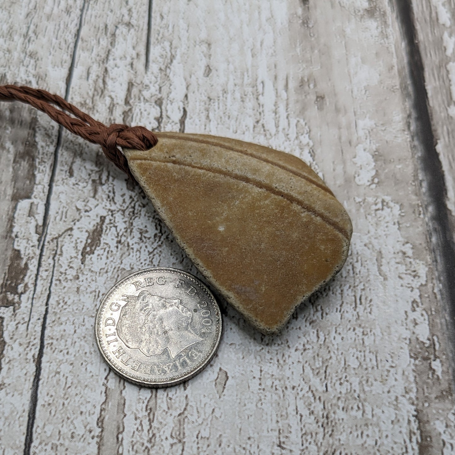 Beach Combed Potter Piece Pendant