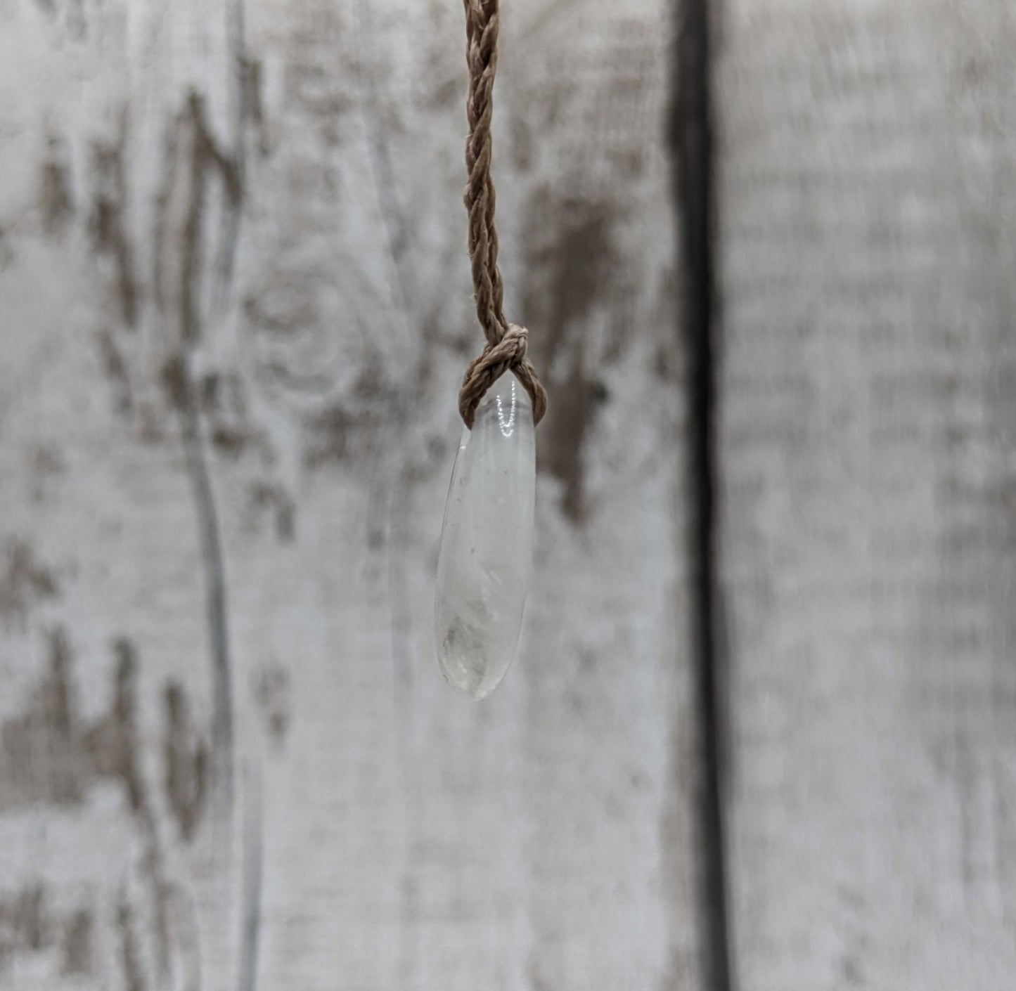 Ingwaz palm stone rune pendant.