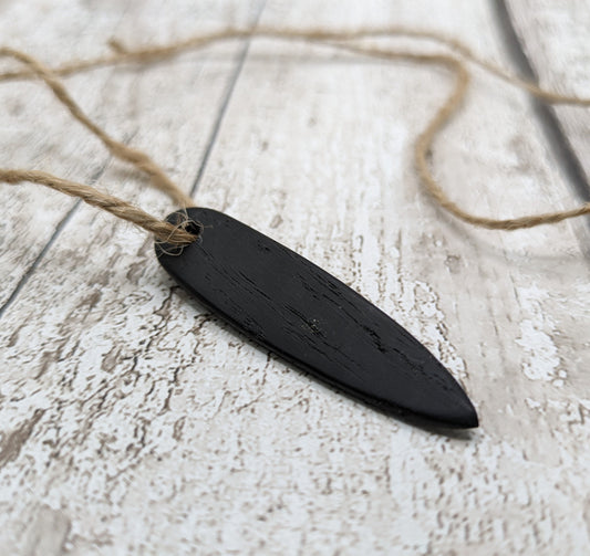 fenland bog oak wood needle.