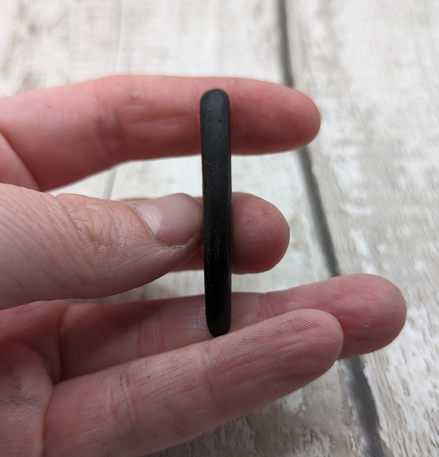 fenland bog oak wooden needle.