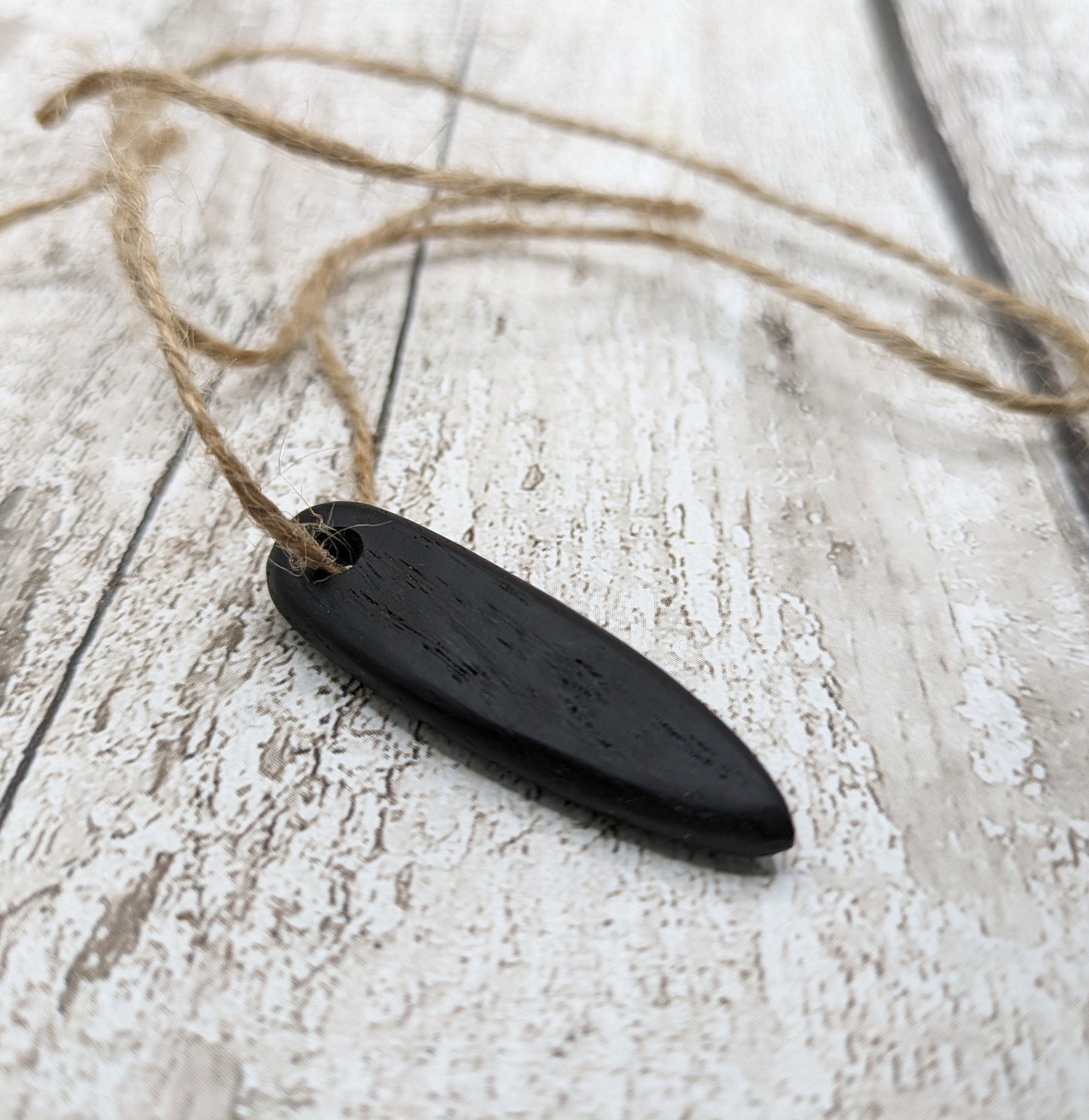 fenland bog oak wooden needle.