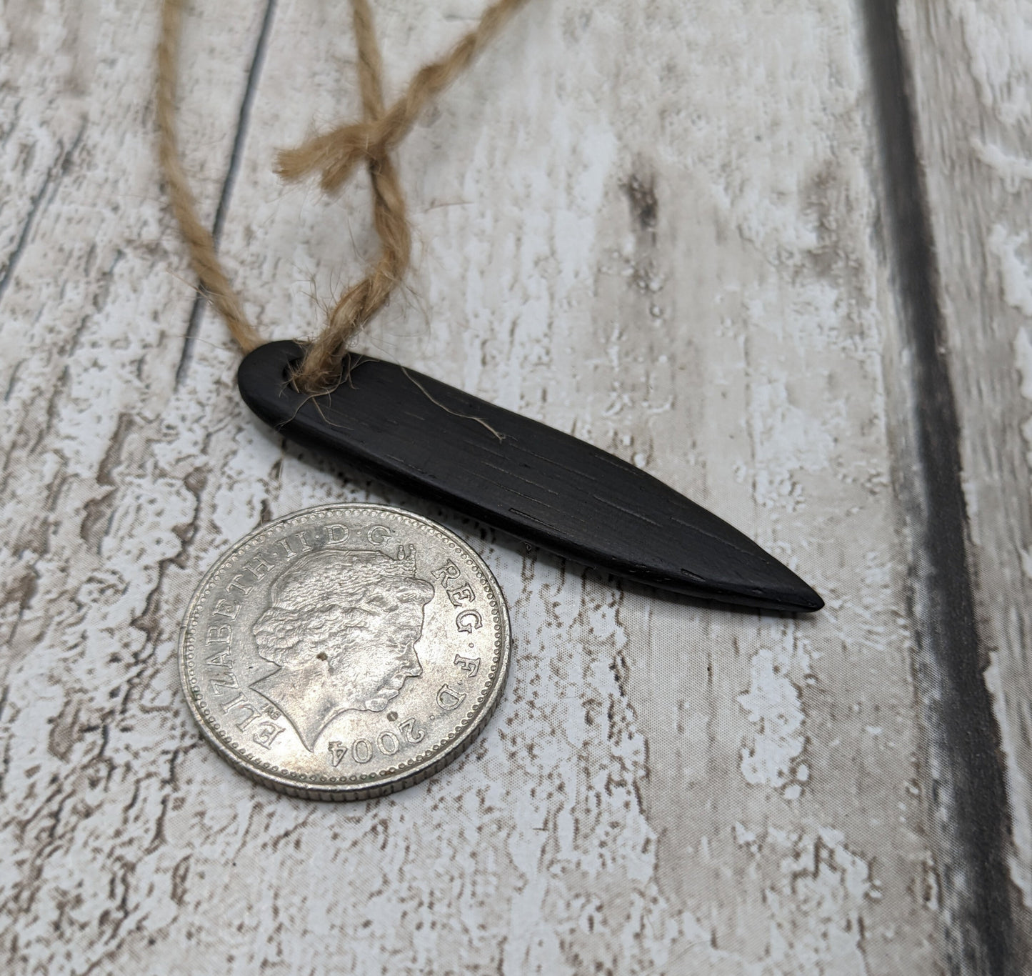 fenland bog wooden oak craft needle.