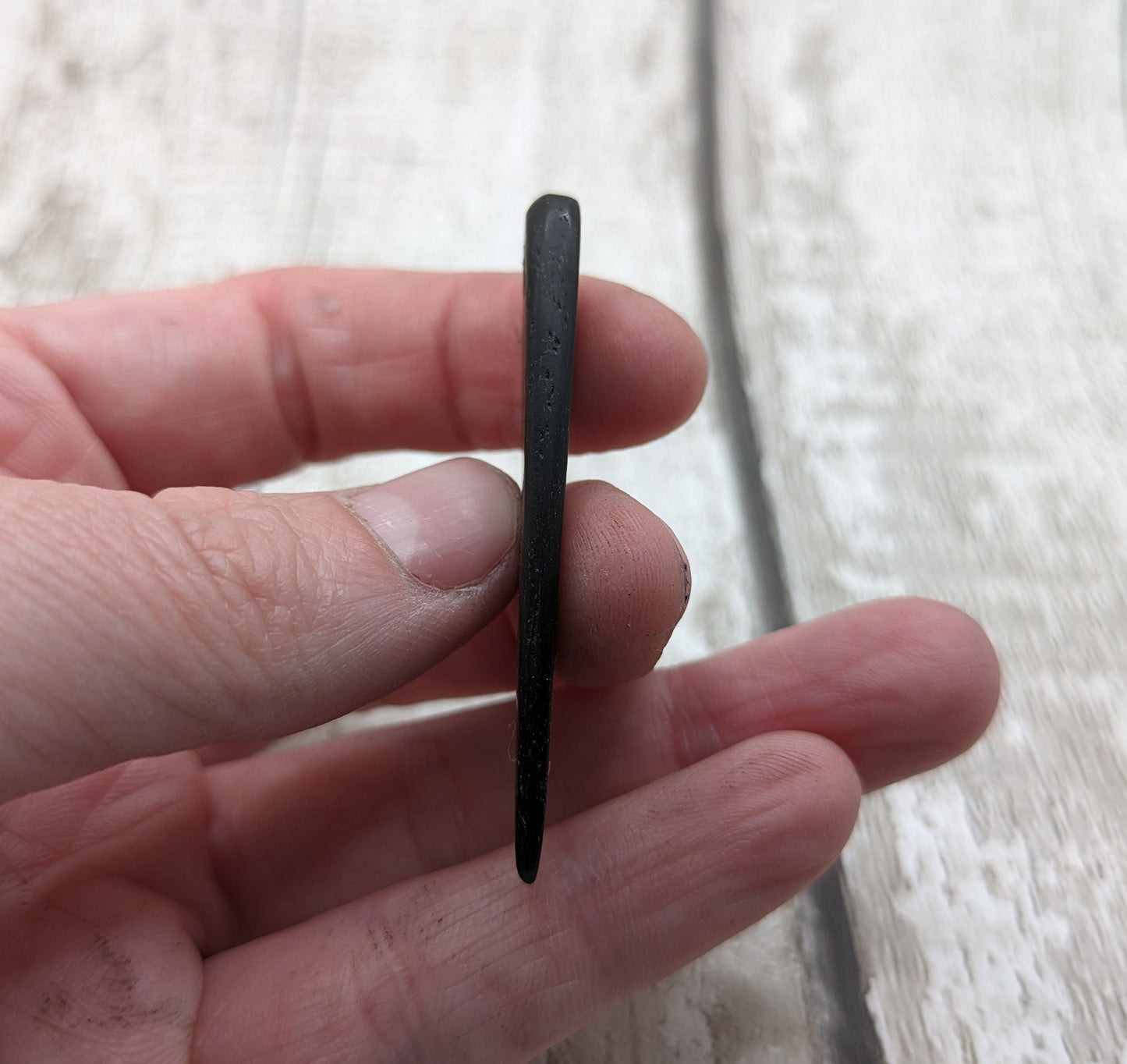 fenland bog oak wood needle.