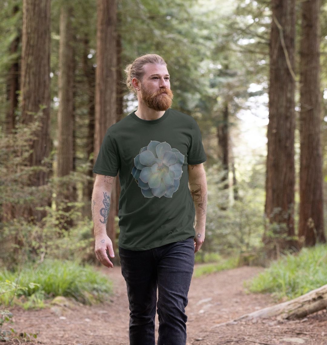 Green ombre succulent unisex T-Shirt.