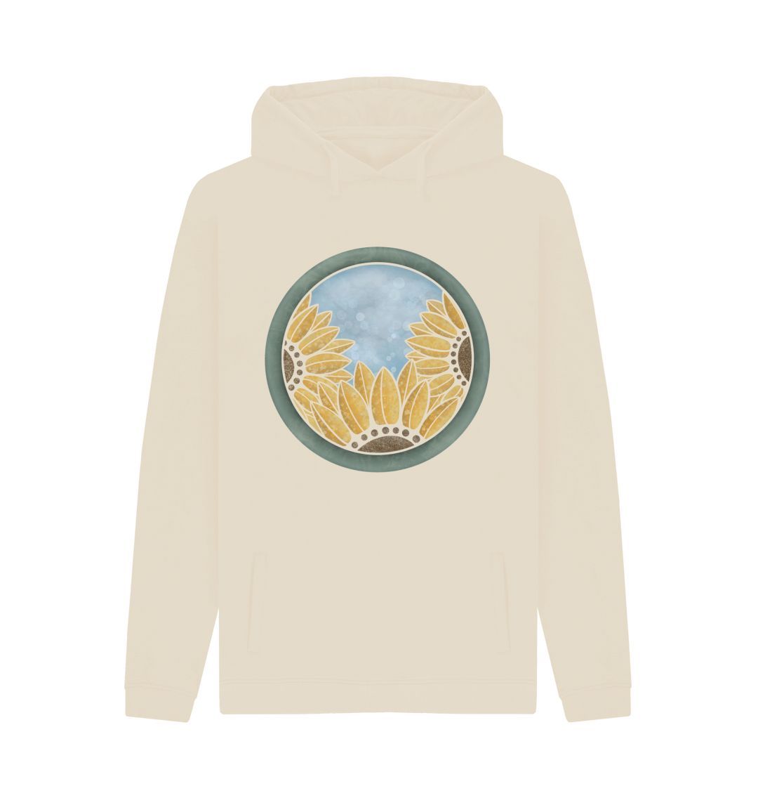 Oat Unisex Triple sunflower hoodie.