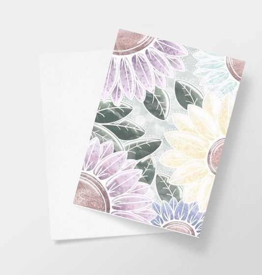 I’m the floral garden greetings card.