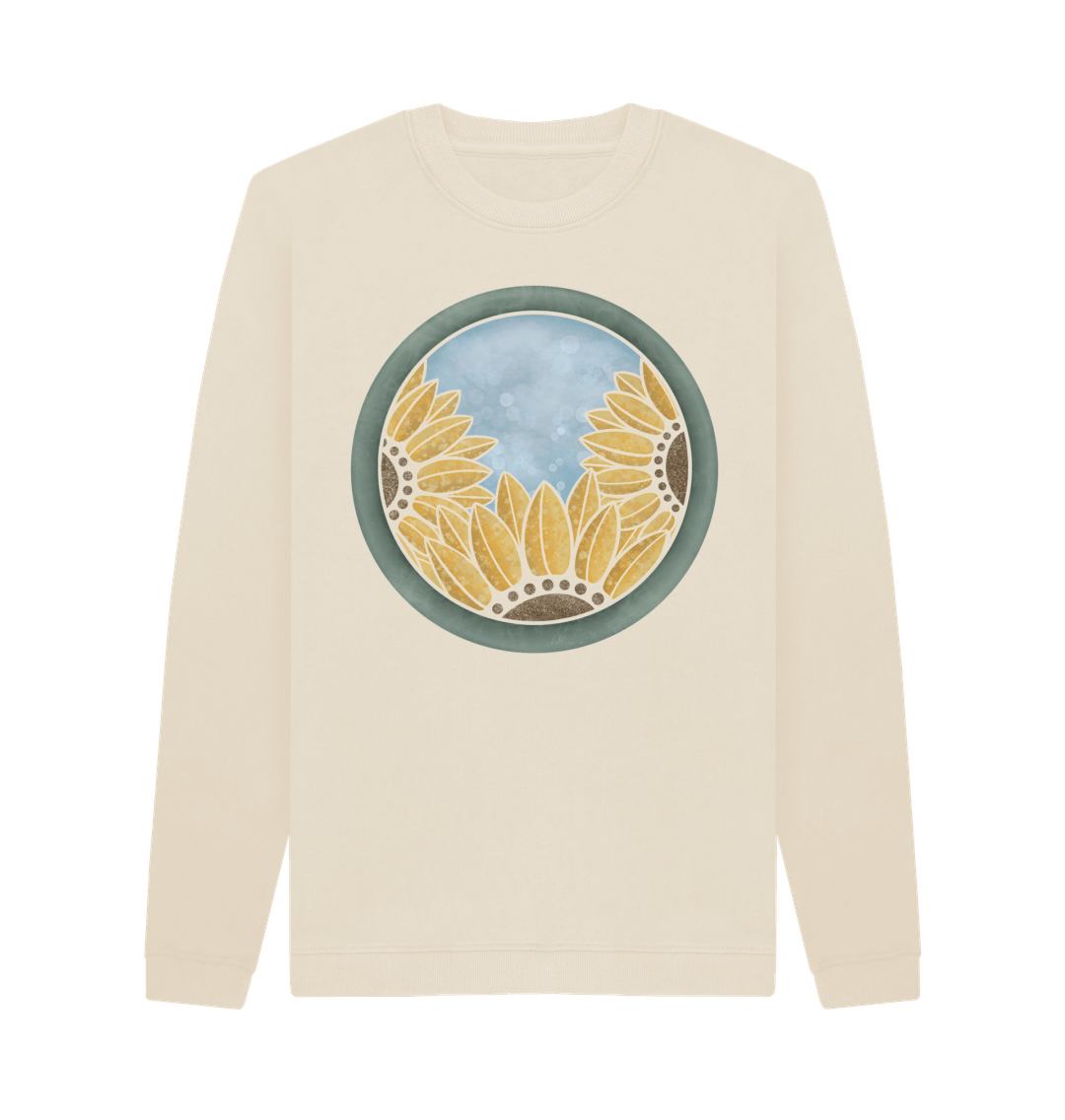 Oat Printed Sweater Front
