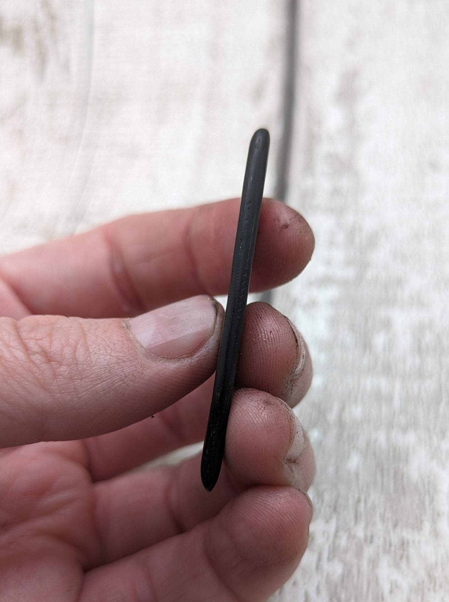 Fenland bog oak weaving Craft needle.